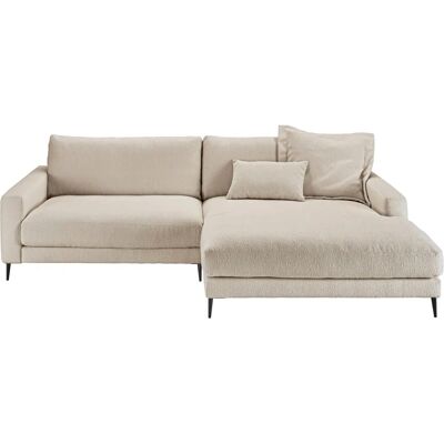 INOSIGN Downtown Ecksofa - Bouclé, L-Form, Beige, 272/190/84cm INOSIGN Downtown Ecksofa - Bouclé, L-Form, Beige, 272/190/84cm