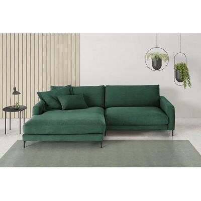 INOSIGN Downtown L-Form Sofa - Grün, Weicher Sitzkomfort INOSIGN Downtown L-Form Sofa - Grün, Weicher Sitzkomfort