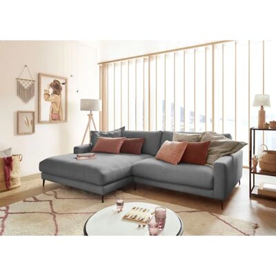 INOSIGN Downtown L-Form Chenille Couch - Sofa INOSIGN Downtown L-Form Chenille Couch - Sofa
