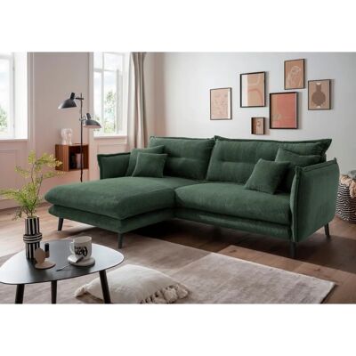 INOSIGN Lazio L-Form Sofa - Modernes grün Cord Ecksofa INOSIGN Lazio L-Form Sofa - Modernes grün Cord Ecksofa