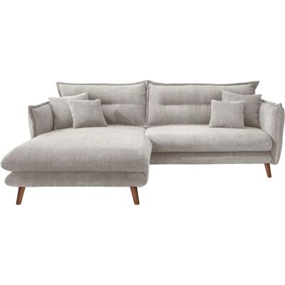 INOSIGN Lazio L-Form Silbersofa - Ecksofa INOSIGN Lazio L-Form Silbersofa - Ecksofa