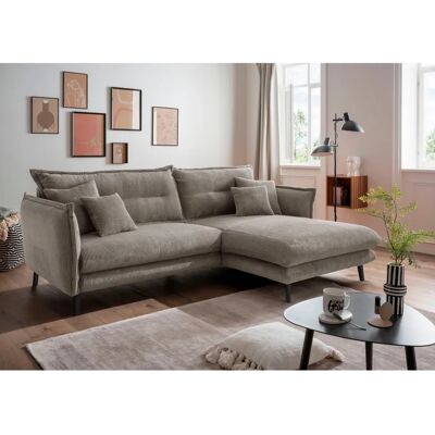 INOSIGN Lazio L-Form Sofa - Modular Ecksofa Grau Cord INOSIGN Lazio L-Form Sofa - Modular Ecksofa Grau Cord