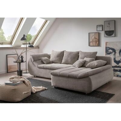 INOSIGN Imola L-Form Sofa - Mikrofaser, Grau INOSIGN Imola L-Form Sofa - Mikrofaser, Grau