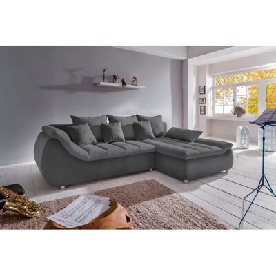 INOSIGN Imola L-Form Sofa - Wende-Couch, Bettfunktion, Anthrazit INOSIGN Imola L-Form Sofa - Wende-Couch, Bettfunktion, Anthrazit