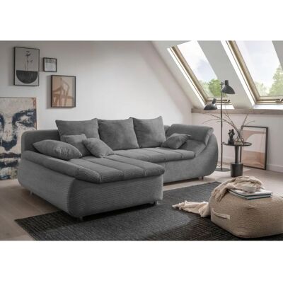 INOSIGN Imola Mikrofaser Ecksofa - L-Form, Grau INOSIGN Imola Mikrofaser Ecksofa - L-Form, Grau