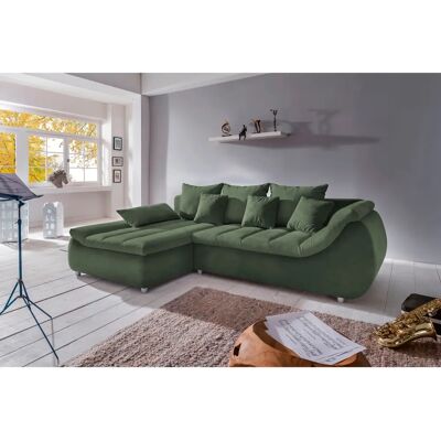 INOSIGN Imola Dunkelgrünes L-Form Sofa - Sofa INOSIGN Imola Dunkelgrünes L-Form Sofa - Sofa