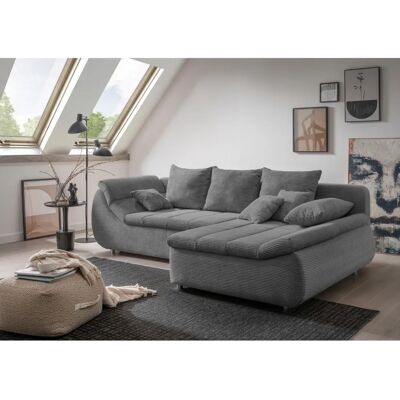 INOSIGN Imola L-Form Sofa - Mikrofaser, Grau INOSIGN Imola L-Form Sofa - Mikrofaser, Grau