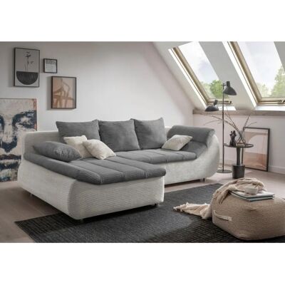 INOSIGN Imola L-Form Sofa - Modern, Silber/Grau, 270cm INOSIGN Imola L-Form Sofa - Modern, Silber/Grau, 270cm