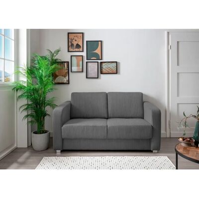 INOSIGN Mia Grau Schlafsofa - 2 Einzelauszüge, Modern INOSIGN Mia Grau Schlafsofa - 2 Einzelauszüge, Modern