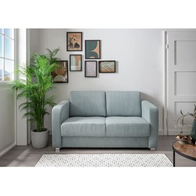 INOSIGN Mia Schlafsofa - Blau, Cord, Funktionssofa INOSIGN Mia Schlafsofa - Blau, Cord, Funktionssofa