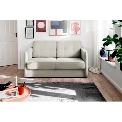 INOSIGN Milano Schlafsofa - 2-Sitzer, Taupe, Ausziehbar, Modern INOSIGN Milano Schlafsofa - 2-Sitzer, Taupe, Ausziehbar, Modern