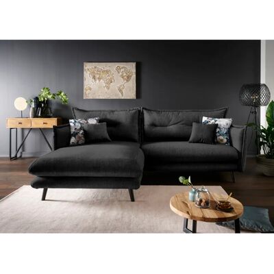 INOSIGN Lazio Velours L-Form Sofa - Sofas INOSIGN Lazio Velours L-Form Sofa - Sofas