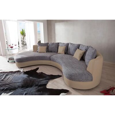 INOSIGN Limoncello L-Form Sofa - Modern, Kunstleder, Links Ottomane - Sofa INOSIGN Limoncello L-Form Sofa - Modern, Kunstleder, Links Ottomane - Sofa