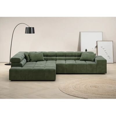 INOSIGN Ancona Ecksofa - Microfaser Cord - Grün INOSIGN Ancona Ecksofa - Microfaser Cord - Grün