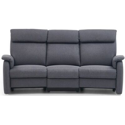HOME AFFAIRE Turin 3er-Sofa - Elektrisch, Grau HOME AFFAIRE Turin 3er-Sofa - Elektrisch, Grau