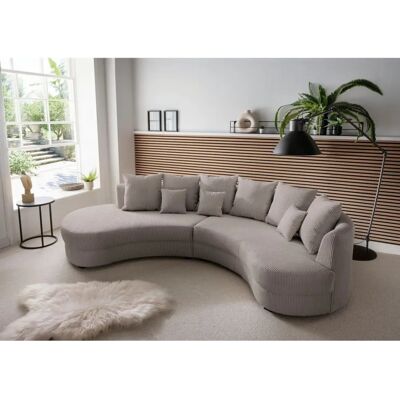 INOSIGN Limoncello L-Form Sofa - Ergonomisch, Grau-Braun INOSIGN Limoncello L-Form Sofa - Ergonomisch, Grau-Braun