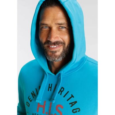 H.I.S S türkises lässiges Kapuzensweatshirt - Sweatshirt H.I.S S türkises lässiges Kapuzensweatshirt - Sweatshirt