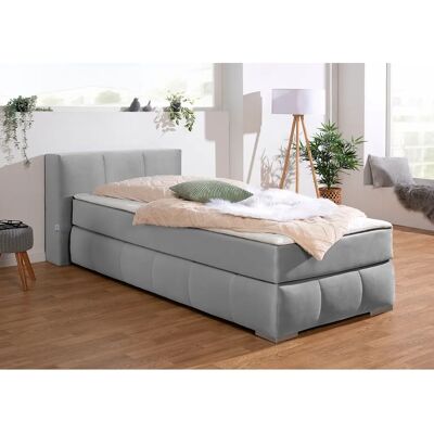 Guido Maria Kretschmer Home & Living Chelles Silber Boxspringbett - Bett Typ Guido Maria Kretschmer Home & Living Chelles Silber Boxspringbett - Bett Typ