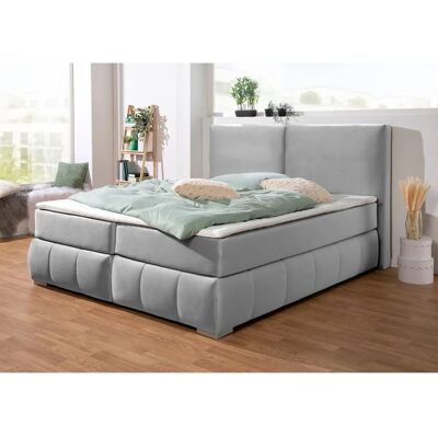 Guido Maria Kretschmer Wehma Silber Boxspringbett - Schlafzimmermöbel Guido Maria Kretschmer Wehma Silber Boxspringbett - Schlafzimmermöbel