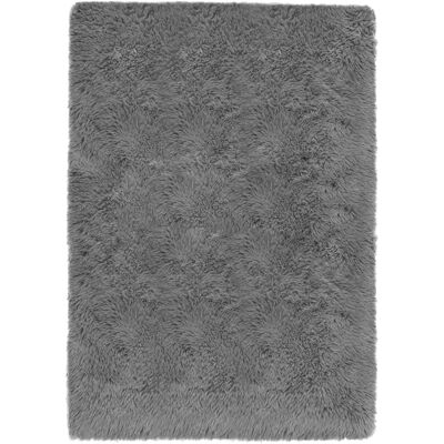 MY HOME Silky Hochflor-Teppich - Weich, Dicht, Grau - Wohnzimmer MY HOME Silky Hochflor-Teppich - Weich, Dicht, Grau - Wohnzimmer