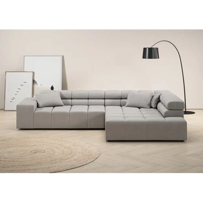 INOSIGN Ancona Hellgrau L-Form Sofa - Sofas INOSIGN Ancona Hellgrau L-Form Sofa - Sofas