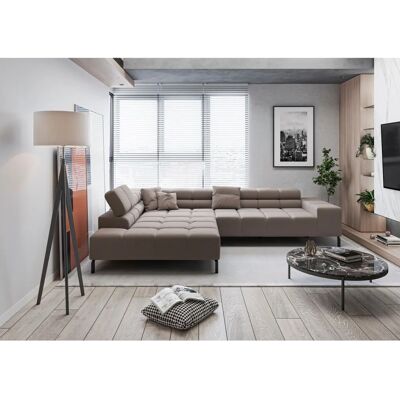 INOSIGN Ancona New Motorisches Ecksofa - Pflegeleicht, Taupe INOSIGN Ancona New Motorisches Ecksofa - Pflegeleicht, Taupe