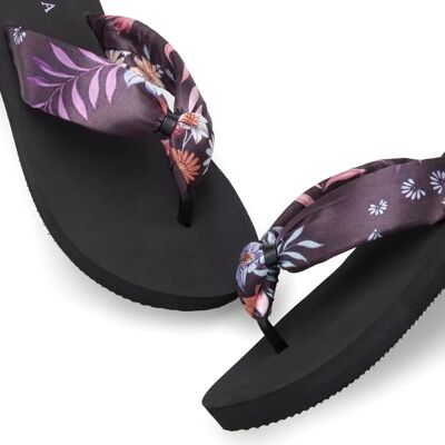 LASCANA 41 Lilla Veganske Strandslides - Sandaler LASCANA 41 Lilla Veganske Strandslides - Sandaler