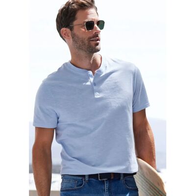 H.I.S. XXXL (64/66) Casual Baumwoll-Henley-Shirt - T-Shirt H.I.S. XXXL (64/66) Casual Baumwoll-Henley-Shirt - T-Shirt