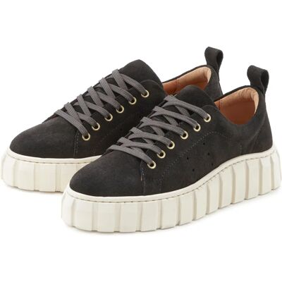 ELBSAND Gr. 41 Grå lædersneaker - Sneakers ELBSAND Gr. 41 Grå lædersneaker - Sneakers