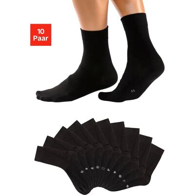 H.I.S Damen Schwarze Baumwollmischung Socken - Socken H.I.S Damen Schwarze Baumwollmischung Socken - Socken