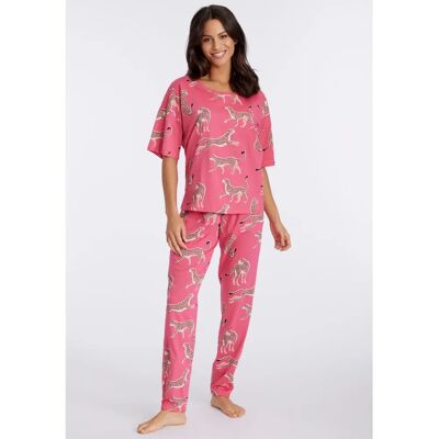 VIVANCE DREAMS Pink Loose Fit Pyjama - Pyjama VIVANCE DREAMS Pink Loose Fit Pyjama - Pyjama