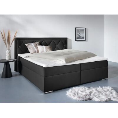 Leonique Alfie Samtvelours Boxbett - Stauraum, 180x200cm Leonique Alfie Samtvelours Boxbett - Stauraum, 180x200cm