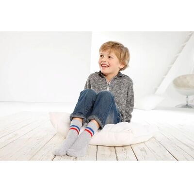 GO IN Herren Gr. 47-50 Grau Gestreifte Sportsocken - Socken GO IN Herren Gr. 47-50 Grau Gestreifte Sportsocken - Socken