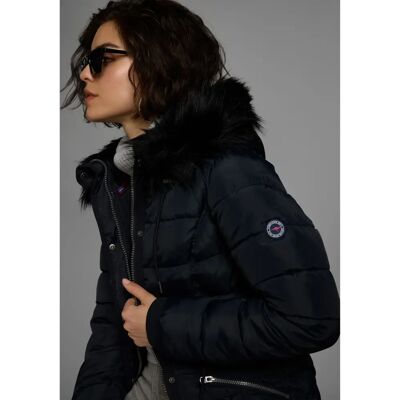 KANGAROOS Schwarze Damen Steppjacke XL - Wintermantel KANGAROOS Schwarze Damen Steppjacke XL - Wintermantel