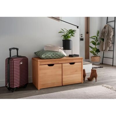 HOME AFFAIRE Dura Massivholz Schuhbank - Sitzbank mit Schubladen - 82x45x40 cm HOME AFFAIRE Dura Massivholz Schuhbank - Sitzbank mit Schubladen - 82x45x40 cm
