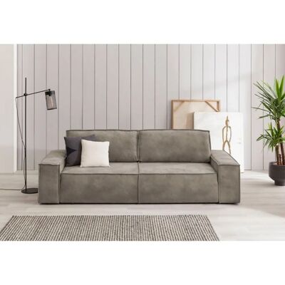 Home affaire Sherwood Vintage Schlafsofa - 3-Sitzer, Grau, 257cm Home affaire Sherwood Vintage Schlafsofa - 3-Sitzer, Grau, 257cm