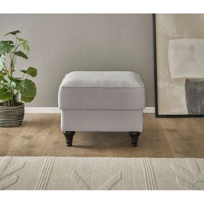 Home Affaire Westminster Lichtgraues Stoffhocker Home Affaire Westminster Lichtgraues Stoffhocker