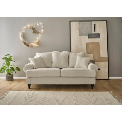 Home Affaire Westminster Beiges Microfaser 3-Sitzer Sofa - Sofa Home Affaire Westminster Beiges Microfaser 3-Sitzer Sofa - Sofa