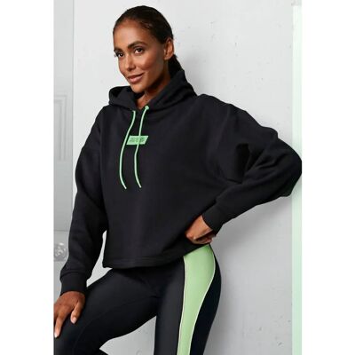 LASCANA ACTIVE XL Hoodie - Unifarben, Oversized, Kurz - Hoodie LASCANA ACTIVE XL Hoodie - Unifarben, Oversized, Kurz - Hoodie