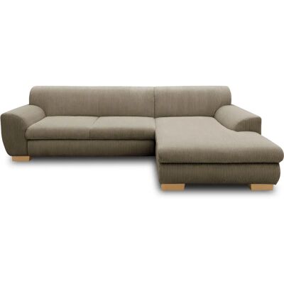 HOME AFFAIRE Nika L-Form Sofa - Modular, Braun Microfaser, Recamiere, Ohne Bettfunktion HOME AFFAIRE Nika L-Form Sofa - Modular, Braun Microfaser, Recamiere, Ohne Bettfunktion