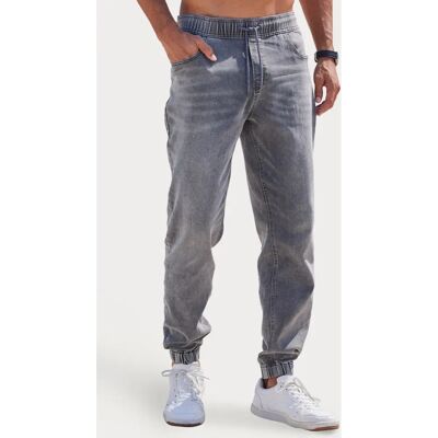 JOHN DEVIN L (52/54) Grau Stretch Jogg Pants - Jogg Pants JOHN DEVIN L (52/54) Grau Stretch Jogg Pants - Jogg Pants