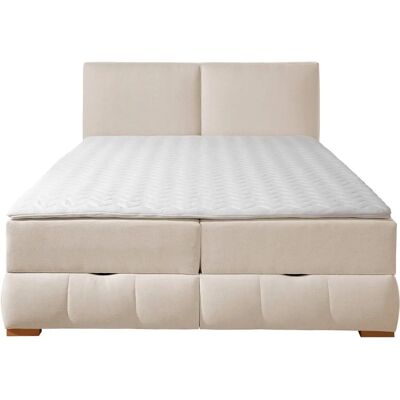 Guido Maria Kretschmer Wehma Boxbett - Modern, Beige, 200x200cm Guido Maria Kretschmer Wehma Boxbett - Modern, Beige, 200x200cm