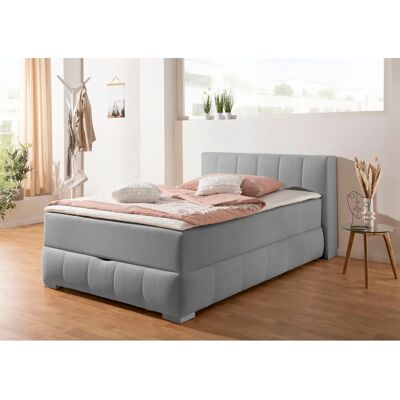 Guido Maria Kretschmer Chelles Bett - Grau - 140x200cm - Bett Guido Maria Kretschmer Chelles Bett - Grau - 140x200cm - Bett