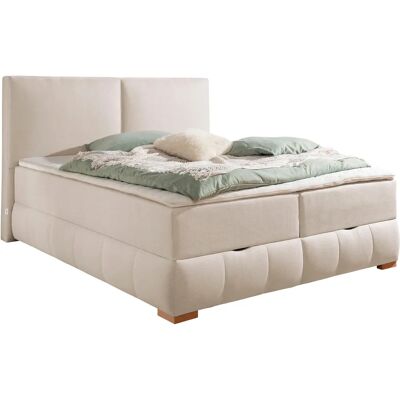 Guido Maria Kretschmer Wehma - Komplettbett in Beige mit Stauraum Guido Maria Kretschmer Wehma - Komplettbett in Beige mit Stauraum