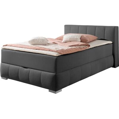 Guido Maria Kretschmer Chelles - Boxbett, anthrazit, 140x200cm Guido Maria Kretschmer Chelles - Boxbett, anthrazit, 140x200cm