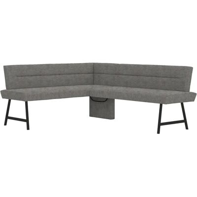 HOME AFFAIRE Sava Eckbank - 211x84cm, Grau, Chenille HOME AFFAIRE Sava Eckbank - 211x84cm, Grau, Chenille