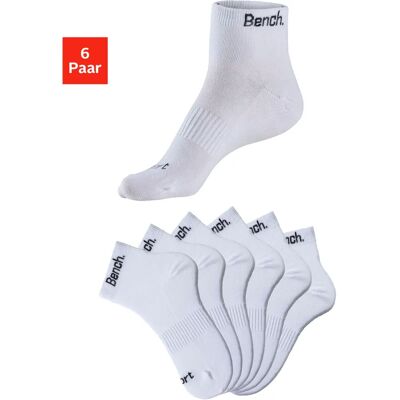 Bench Herren Weiße Sportsocken - Unisex Athletik Socken Bench Herren Weiße Sportsocken - Unisex Athletik Socken