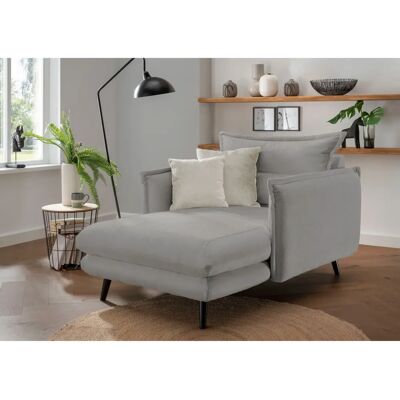 INOSIGN Lazio Moderner Grau-Blauer Stoffsessel INOSIGN Lazio Moderner Grau-Blauer Stoffsessel