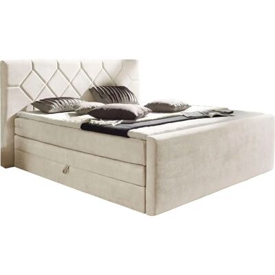 Places of Style Atlanta Beige Boxspringbett - Bett mit Stauraum Places of Style Atlanta Beige Boxspringbett - Bett mit Stauraum