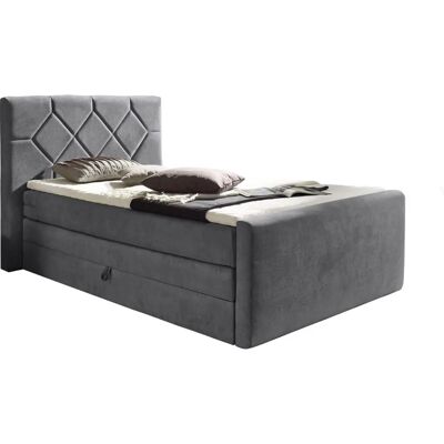 PLACES OF STYLE Atlanta Grau Boxspringbett - Komplettbett PLACES OF STYLE Atlanta Grau Boxspringbett - Komplettbett